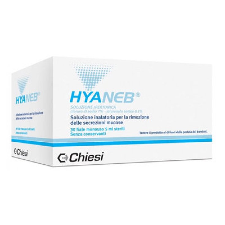 Hyaneb® Chiesi Hypertonic Solution 30 Vials of 5ml