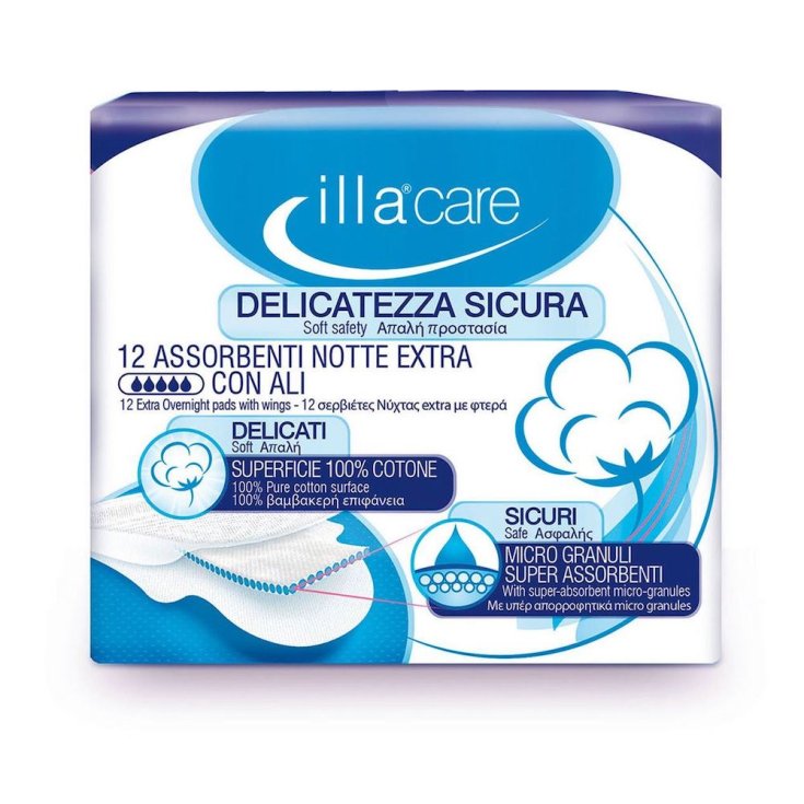 Illa® Care Night Extra Absorbents 12 Pieces