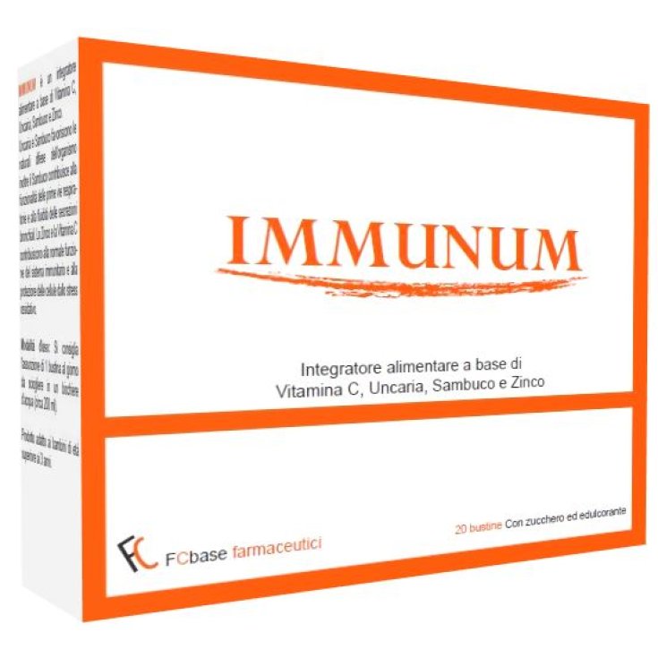 Immunum Fc base Pharmaceuticals 20 Sachets