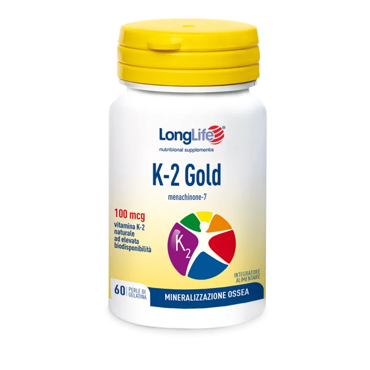 K-2 Gold 100mcg LongLife 60 Jelly Pearls