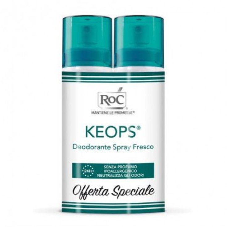 KEOPS Fresh Deodorant Spray RoC 2X100ml