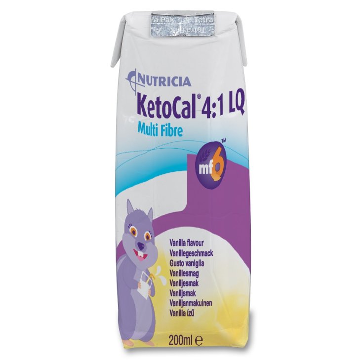 Ketocal 4: 1 Lq Multi Fiber Flavor Vanilla Nutricia 200ml