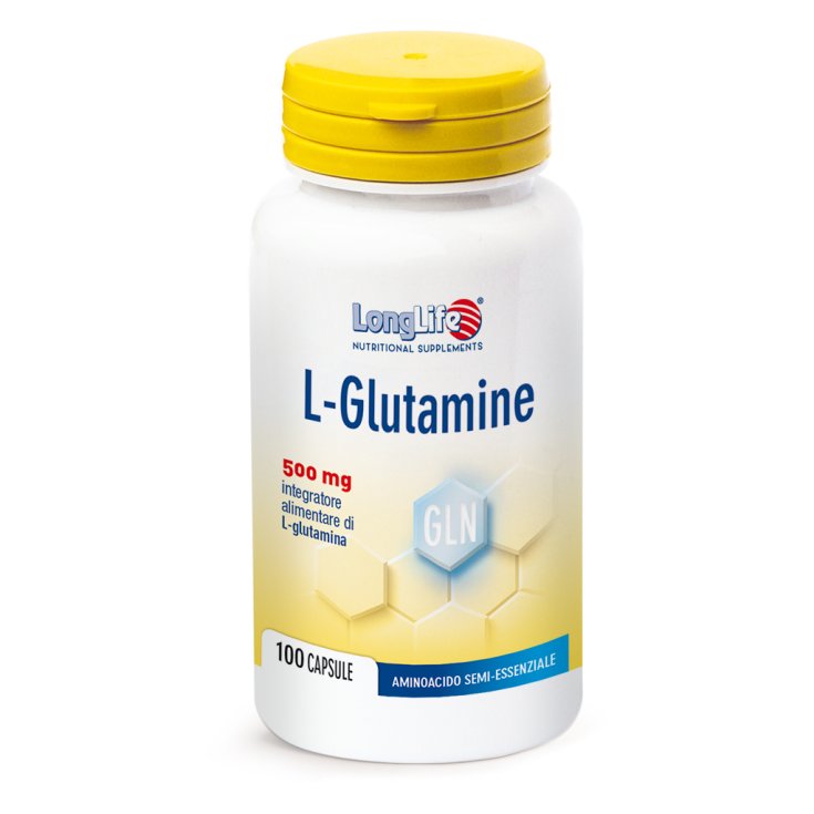 L-Glutamine 500mg LongLife 100 Capsules