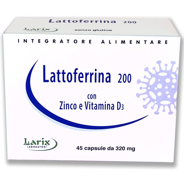 Lactoferrin 200 Larix Laboratories 45 Capsules