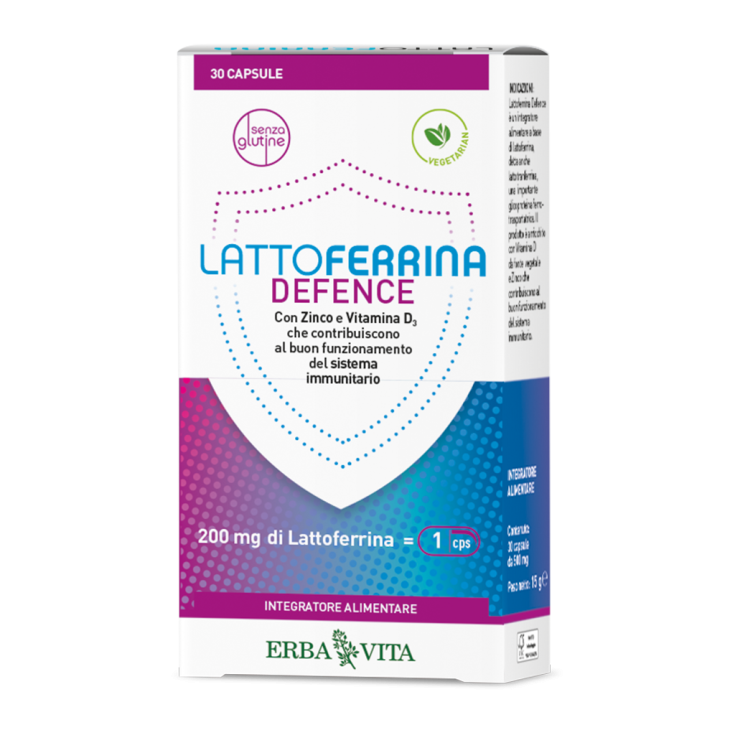 Lactoferrin Defense Erba Vita 30 Capsules