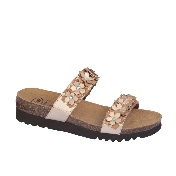 Letizia Scholl® Platinum Bioprint® Woman Sandal Size 40