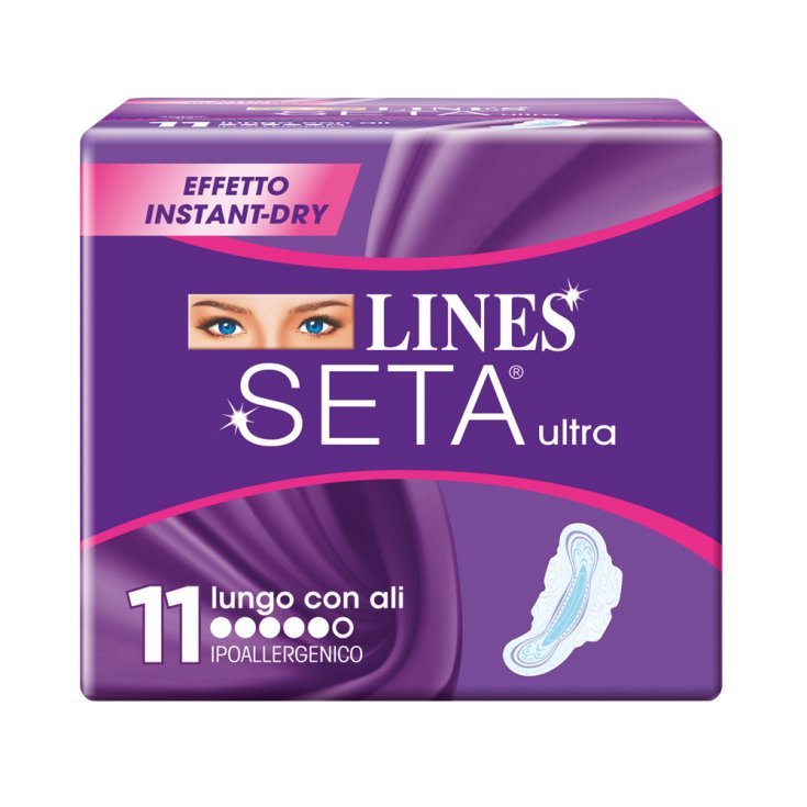LINES SILK Ultra Long with 11 Absorbent Wings