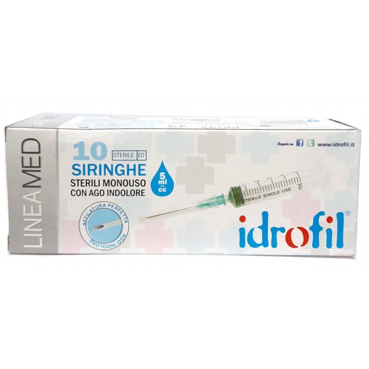 Med Line Sterile Hydrophil Syringes 10 Pieces