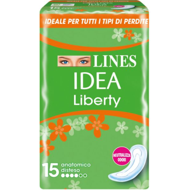 LINES IDEA Liberty Anatomical Lying 15 Absorbents