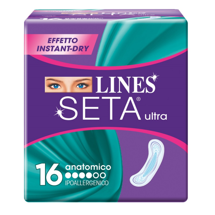 LINES SILK Ultra Anatomic 16 Absorbents
