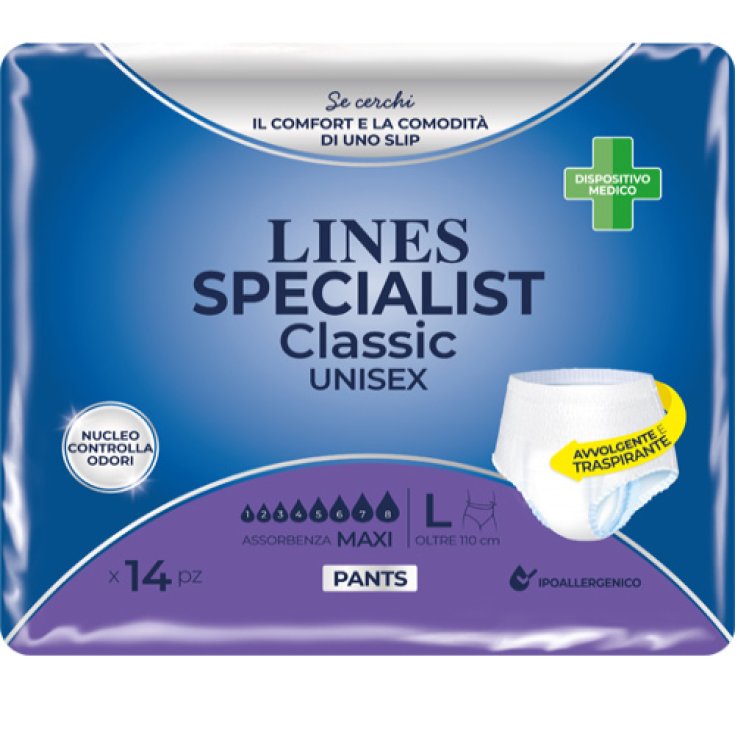 Lines Specialist Classic Pants Maxi L 14 Pcs - Loreto Pharmacy