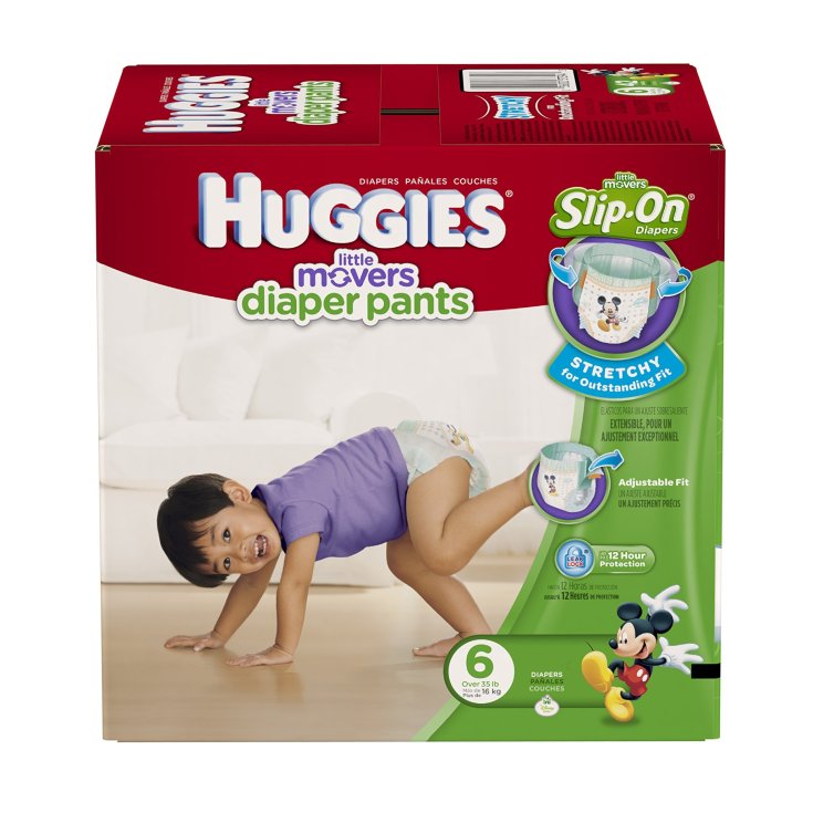 Little Movers Diaper Pants Huggies® Diapers 13 Diapers Size 6