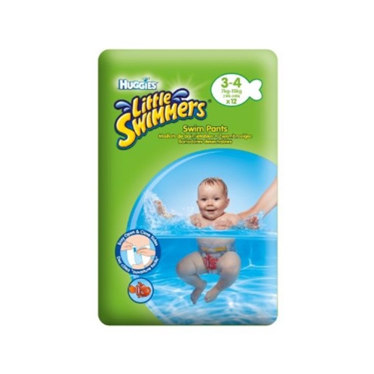 Little Swimmers Huggies® Unisex Diapers Size M 12 Pieces