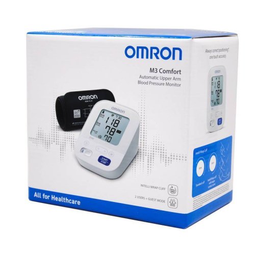 OMRON M3 Comfort + adapter upper arm blood pressure monitor , 1
