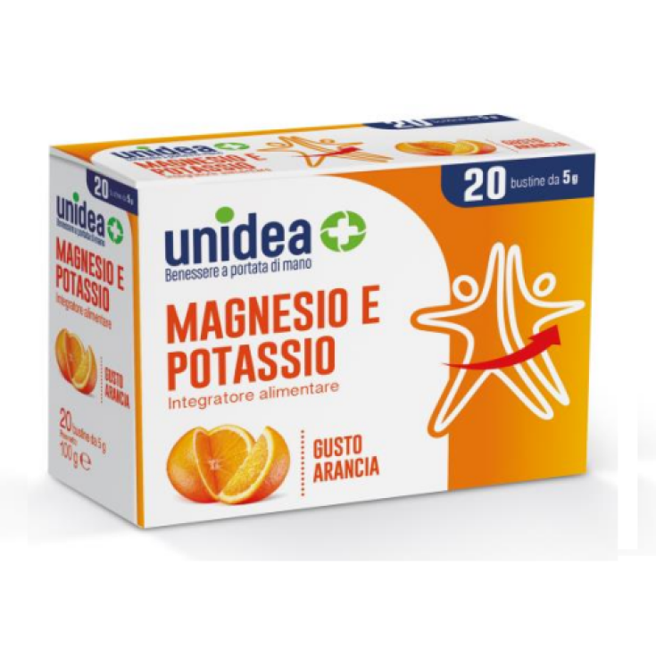 MAGNESIUM AND POTASSIUM unidea 20 Sachets