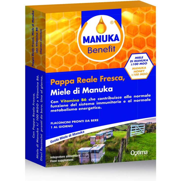 Manuka Benefit Royal Jelly Optima Naturals 10 Vials