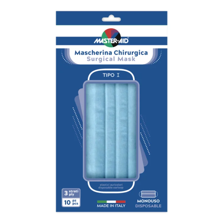 Surgical Masks Type I MasterAid 10 Disposable Masks