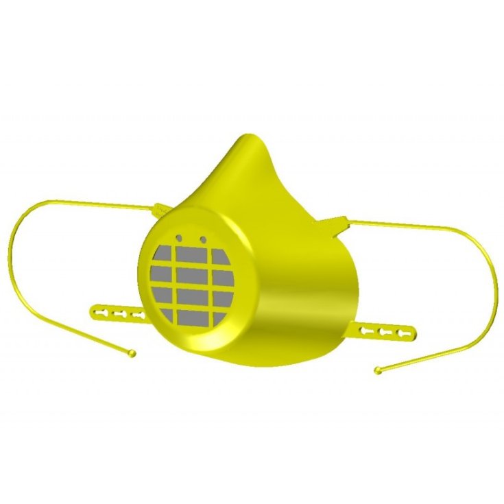 Protection Mask In TNT Yellow Color + 5 Filters Protection Mask In TNT Yellow Color + 5 Filters
