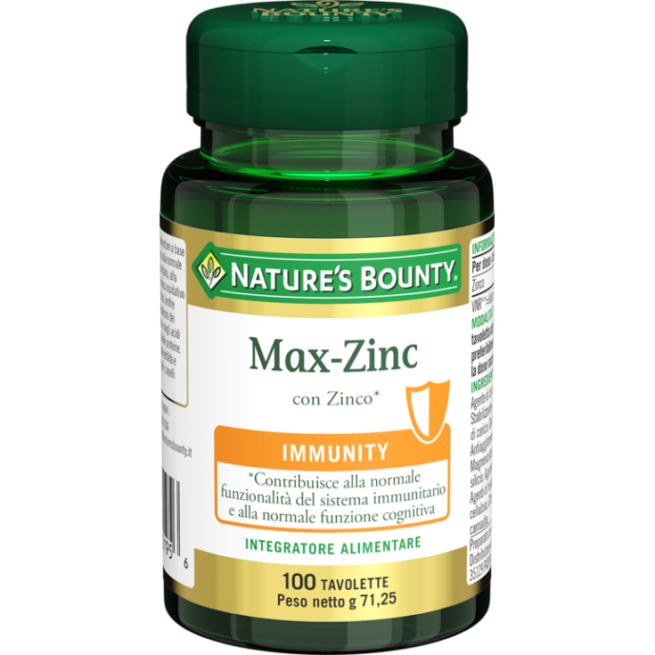 Max-Zinc Nature'S Bounty 100 Tablets