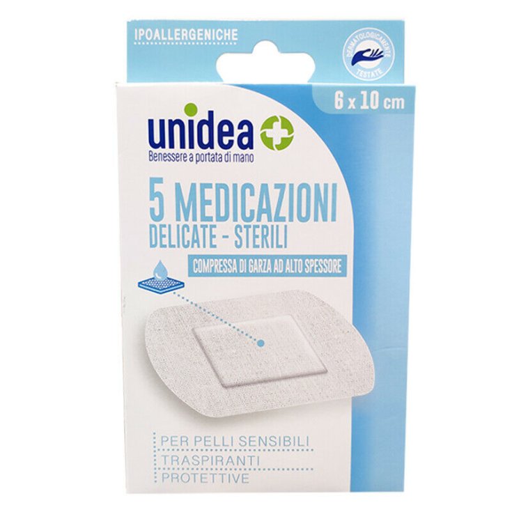 GENTLE STERILE DRESSINGS unidea 6x10cm 5 Dressings