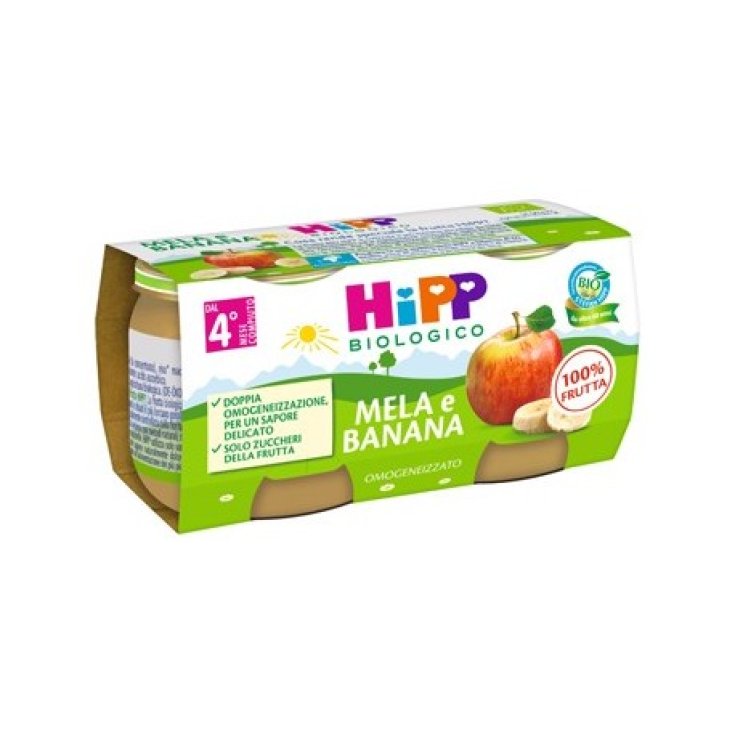 Apple Banana Hipp Organic 2x80g