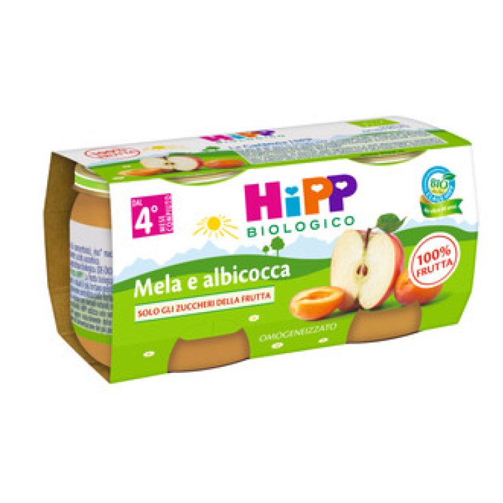 Apple and Apricot HiPP Organic 2X80g