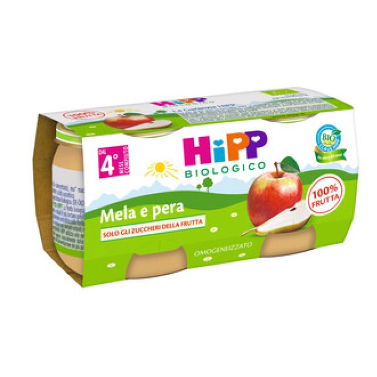 Organic Apple And Pear HiPP 2X80g