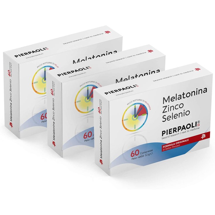 Melatonin Zinc Selenium Pierpaoli® 3x60 Tablets