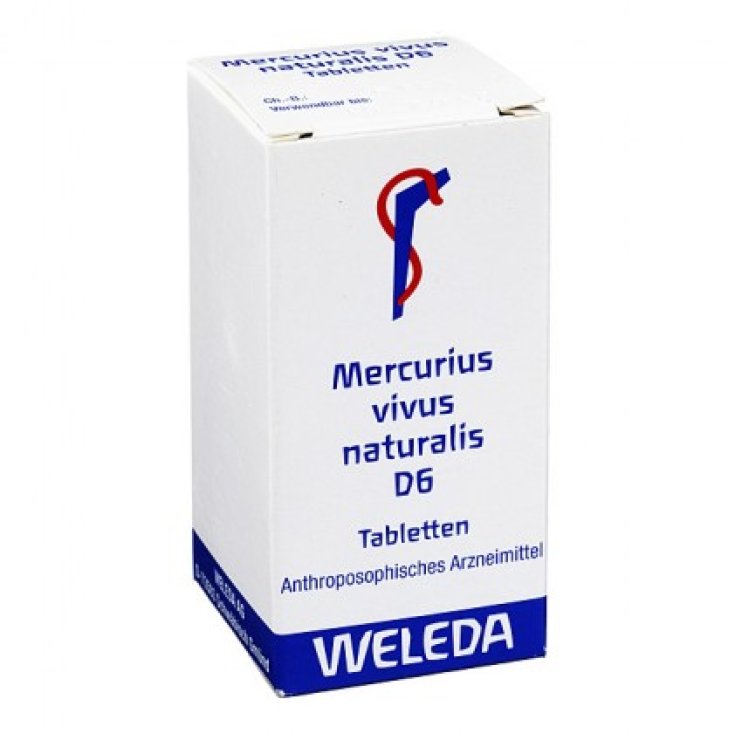 Mercurius Vivus Naturalis D6 Weleda 80 Tablets