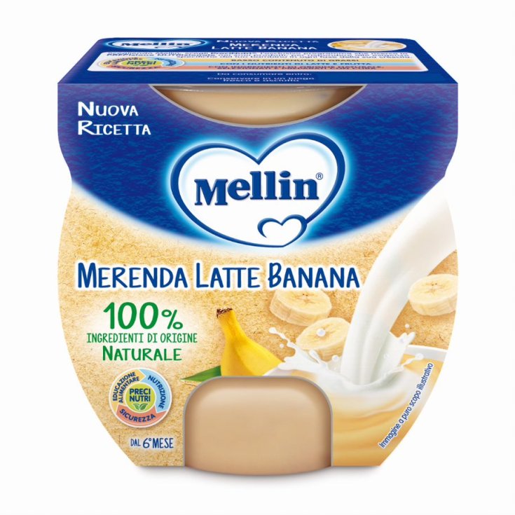 Milk Snacks Banana Mellin 2x100g