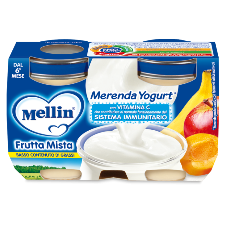 Snack Yogurt Mixed Fruit Mellin 2x120g