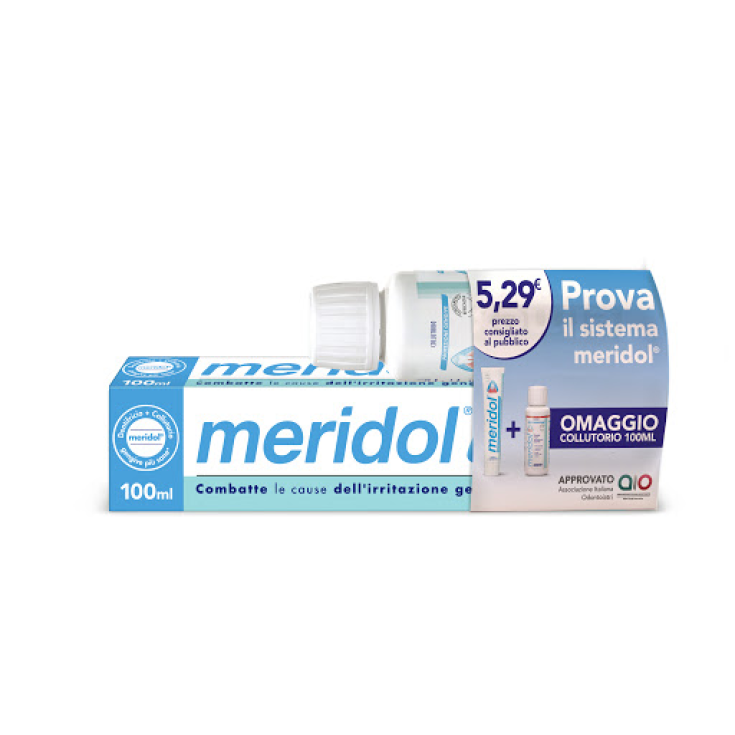 meridol® Toothpaste + Complimentary Mouthwash
