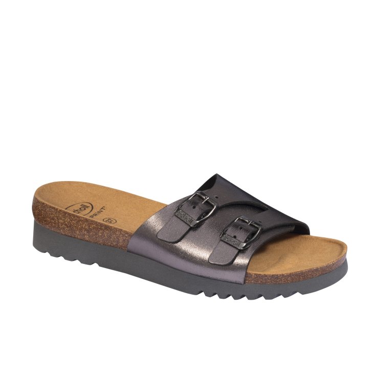 Miki Scholl® Sandal Woman Bioprint® Gray Size 40 Miki Scholl® Sandal Woman Bioprint® Gray Size 40