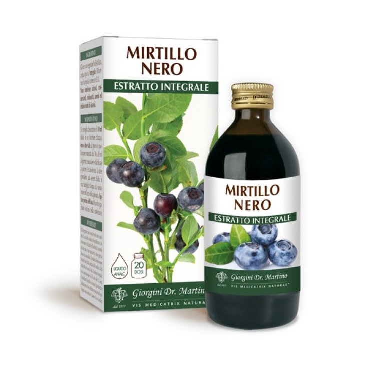 Blueberry Integral Extract Dr. Giorgini 200ml Blueberry Integral Extract Dr. Giorgini 200ml