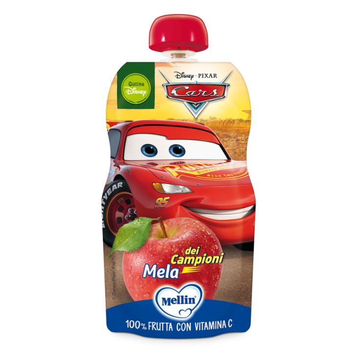 Disney Snack Lightning McQueen Apple With Vitamin C Mellin 110g