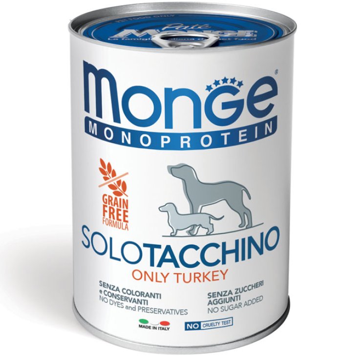 Monoprotein Only Turkey Monge 400g