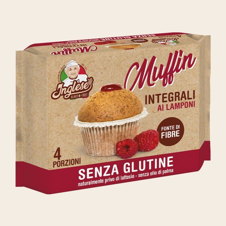 Wholemeal English Raspberry Muffins 185g