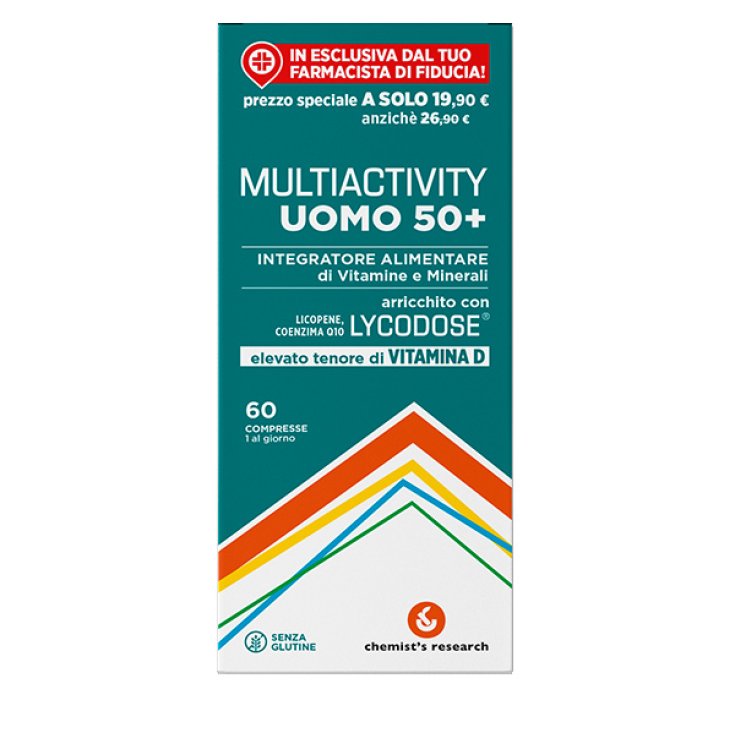 Multiactivity Man 50+ Chemist's Research 60 Tablets