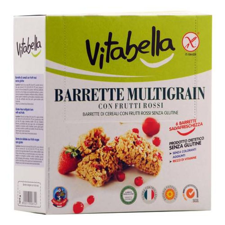Multigrain Vitabella Red Fruit Bars 6x21.5g