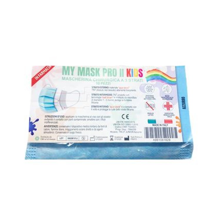 MYMASK PRO II Kids Surgical Mask 3 Layers Faol 10 Masks
