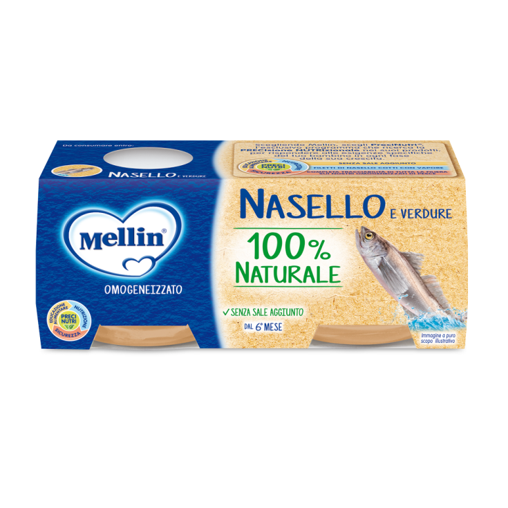 Hake And Vegetables Mellin 2x80g