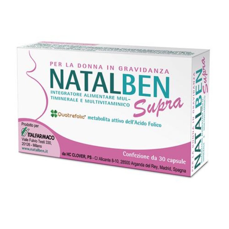 Natalben Supra Italfarmaco 30 Soft Capsules