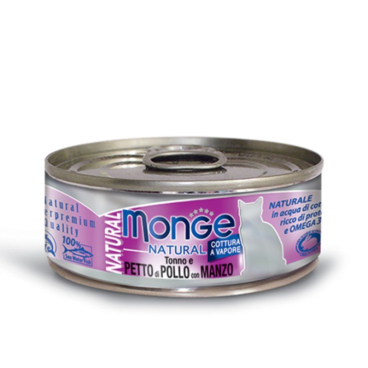 Natural Tuna Chicken Breast With Monge Beef 80g