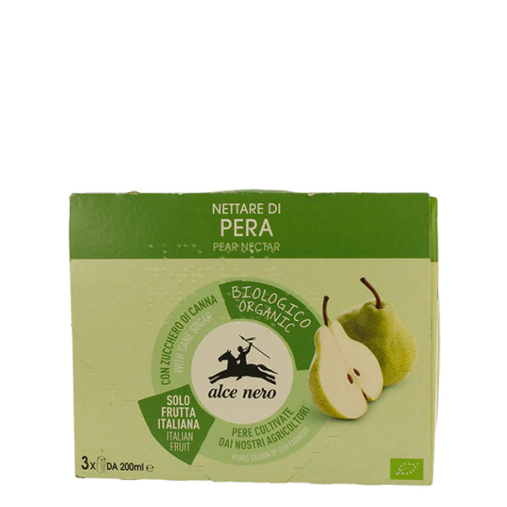 Alce Nero Organic Pear Nectar 3x200ml