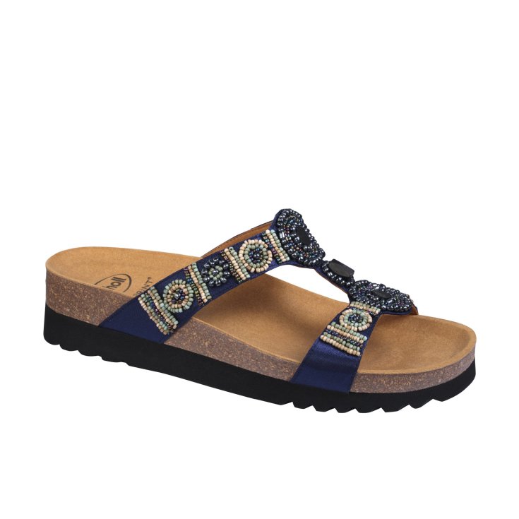 New Bogotà Scholl® Sandal Woman Bioprint® Blue Size 41