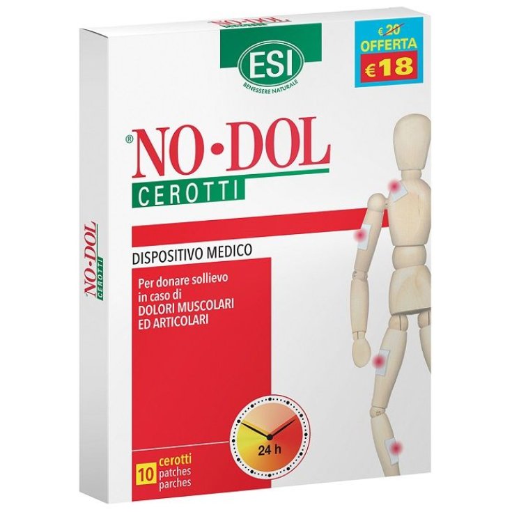 No-Dol Patches Esi 10 Pieces