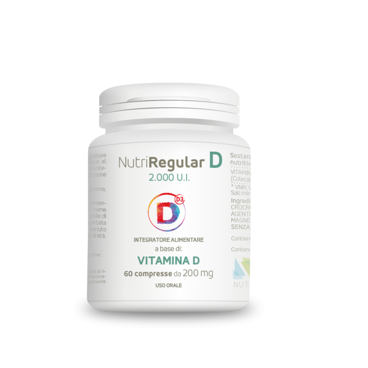 NutriRegular D 2,000 IU Vegan Nutrileya 60 Tablets