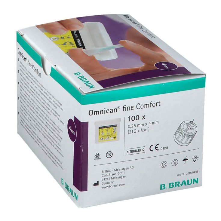 Omnican® Fine Comfort G31 B.Braun 100 Pieces