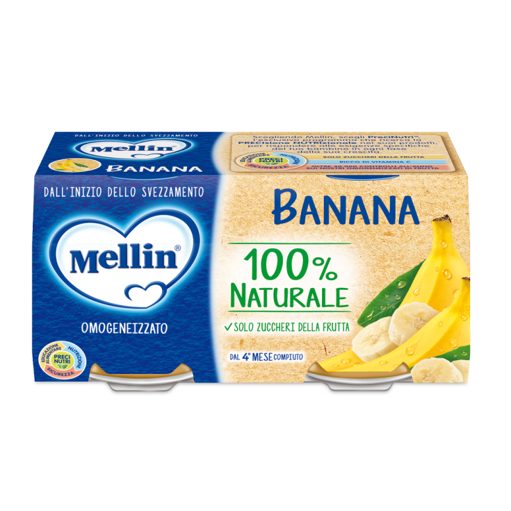 Homogenized Fruit Banana Mellin 2x100g - Farmacia Loreto
