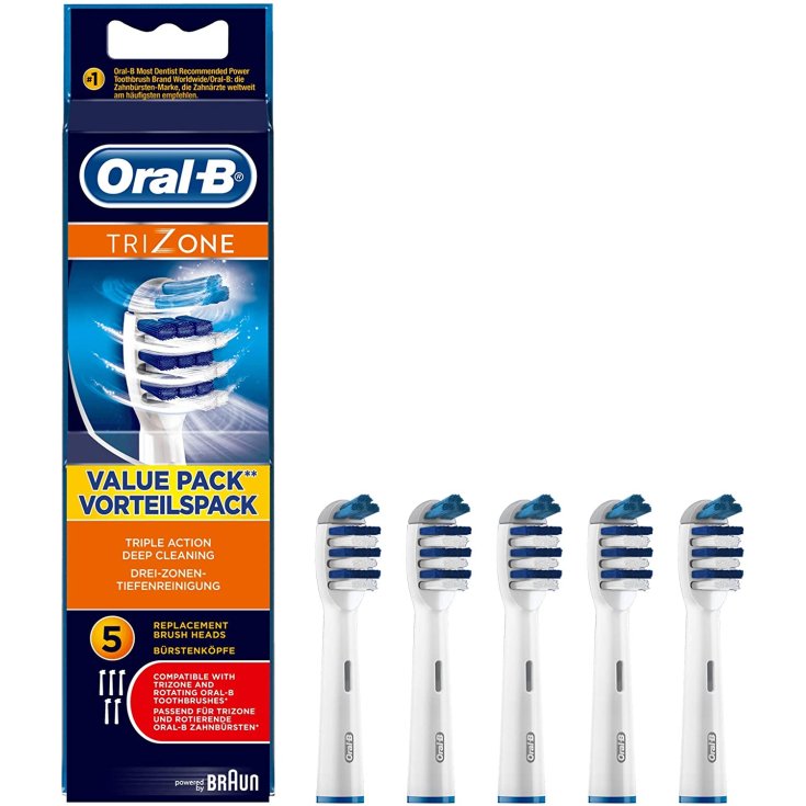 New TriZone Oral-B 5 Replacement Heads